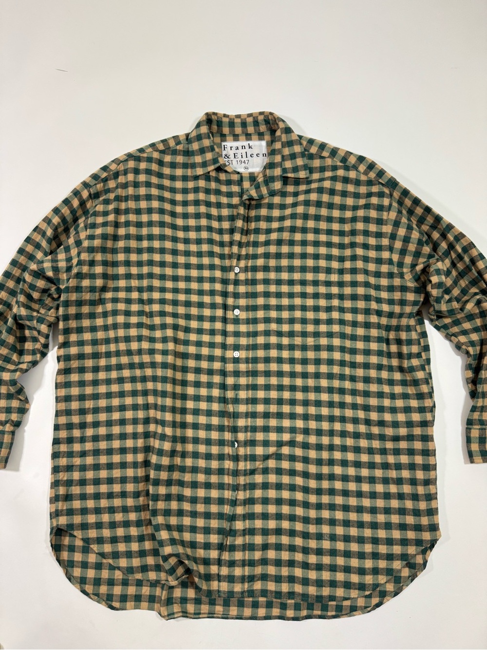 Frank & Eileen Shirley Check Print Flannel Shirt